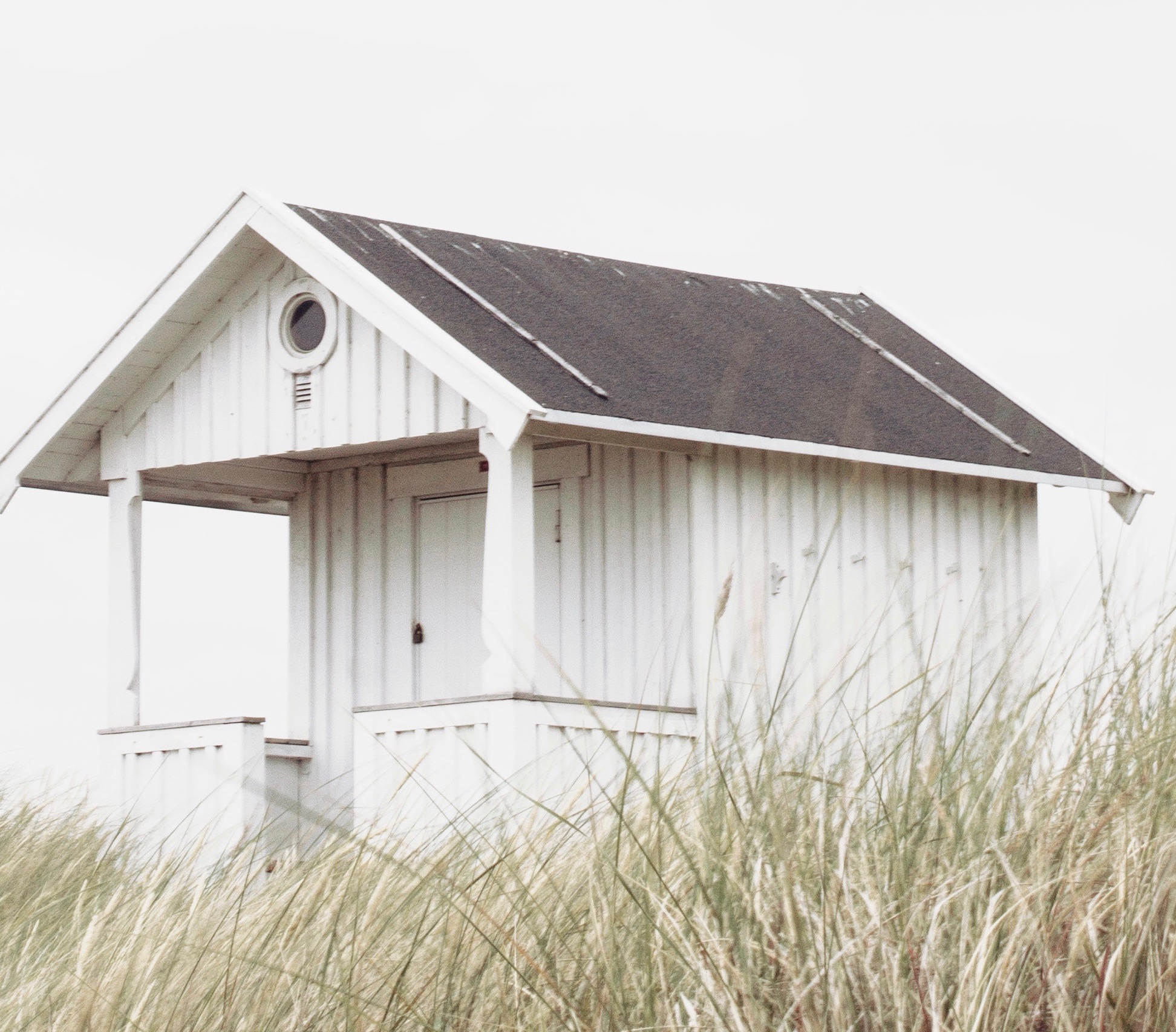 tiny house in field